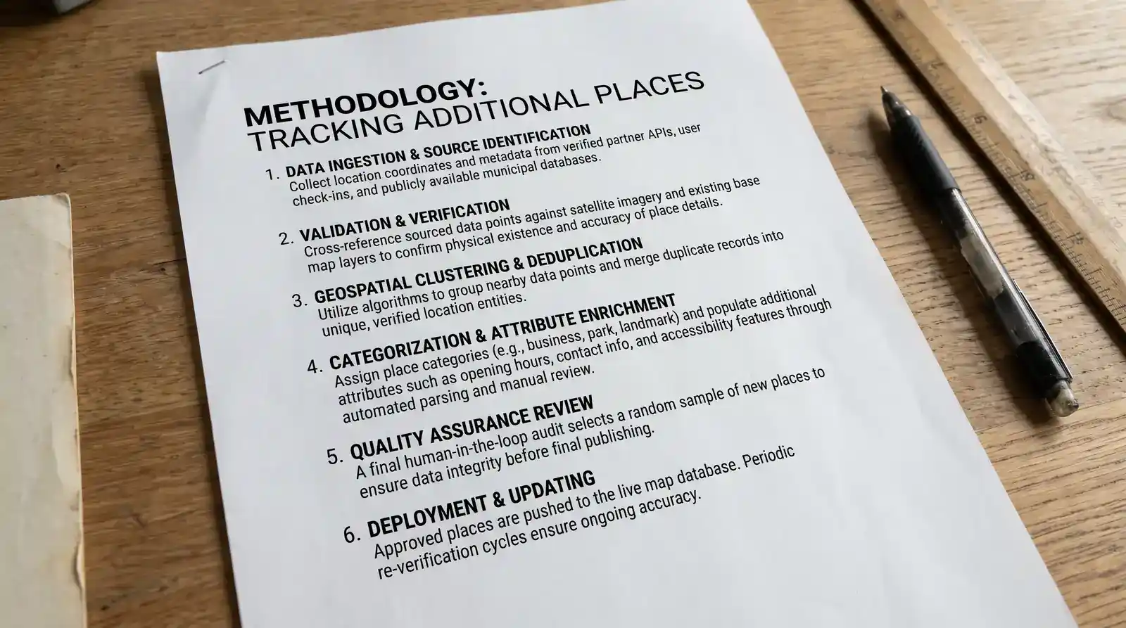 EW terms tracker methodology document explaining how additional places are counted